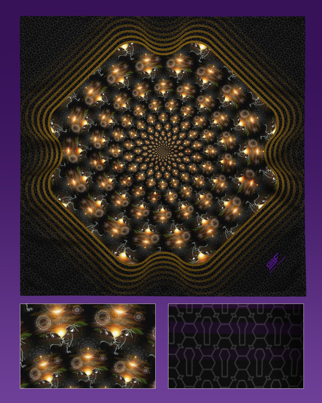 Love Prevails | Psychedelic Visionary Art Bandana