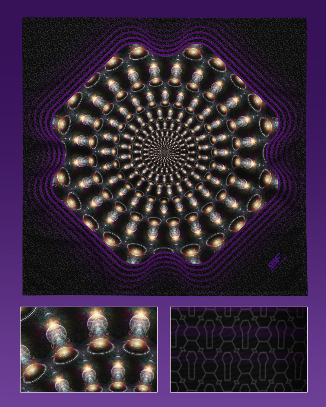 Metatron | Psychedelic Visionary Art Bandana