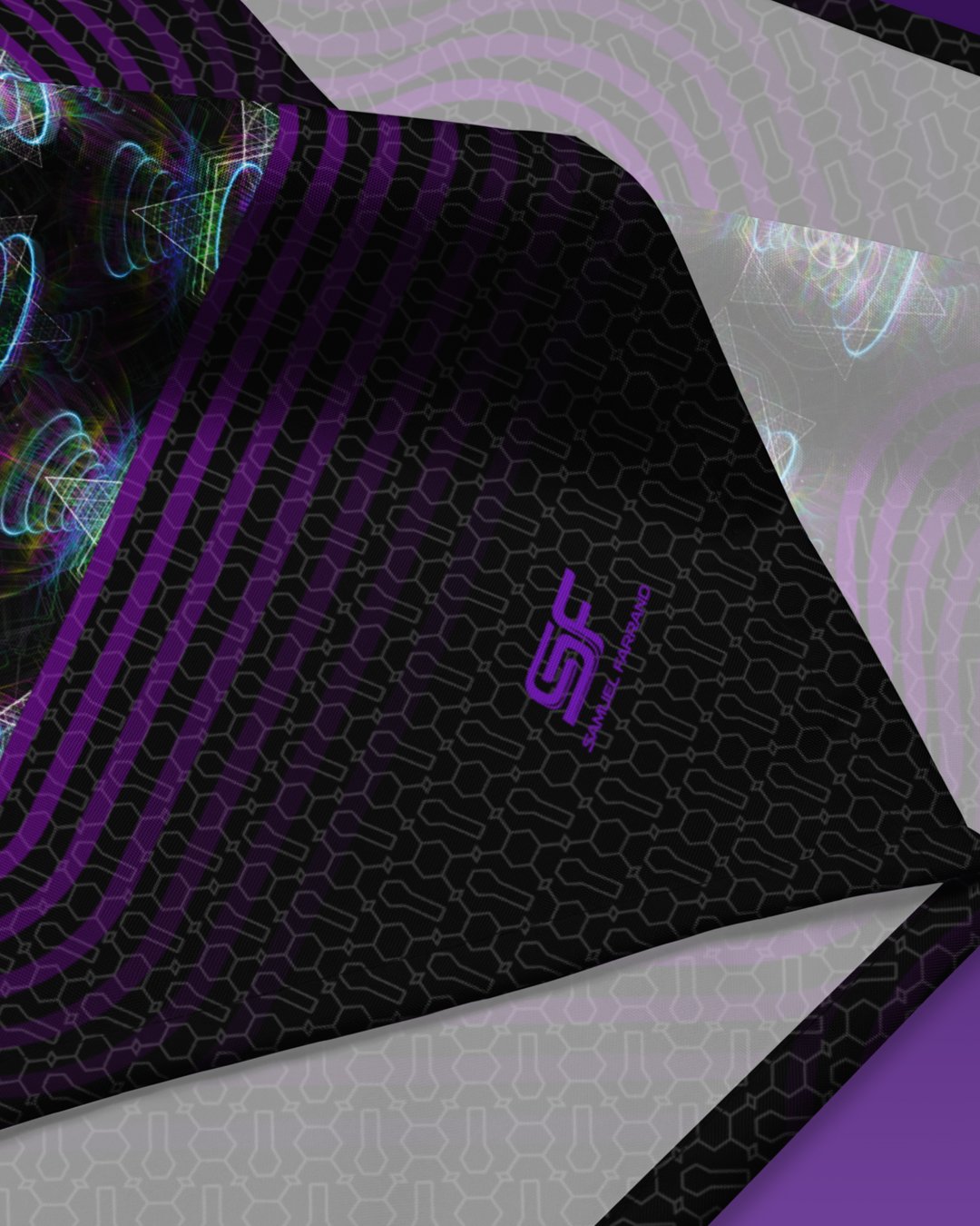 Source Generator | Psychedelic Visionary Art Bandana - Image 3
