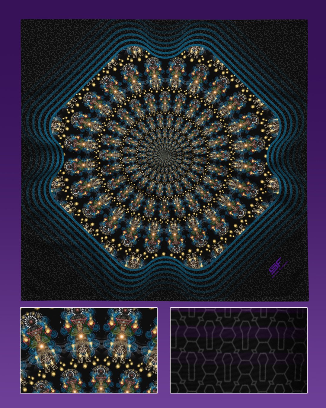 Wairua | Psychedelic Visionary Art Bandana