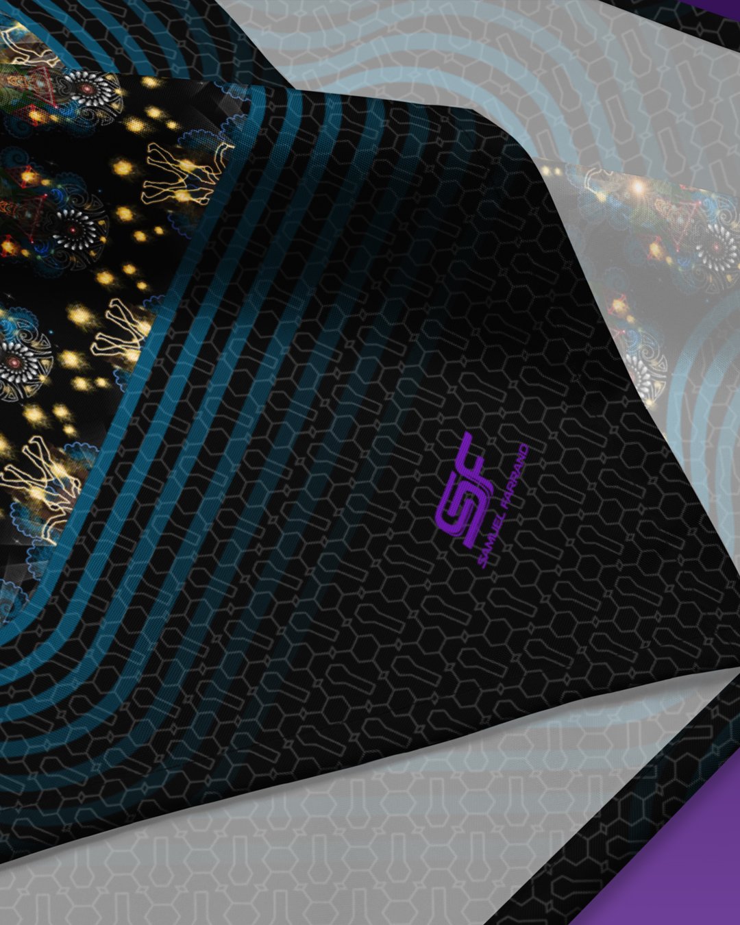 Wairua | Psychedelic Visionary Art Bandana - Image 3