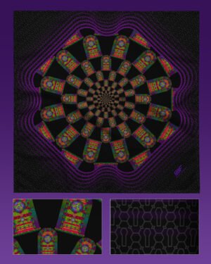 Window to the Soul | Psychedelic Visionary Art Bandana