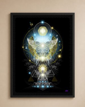 Celestial Realms | Psychedelic Visionary Art Print