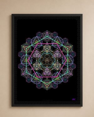 Hypergeometry | Psychedelic Visionary Art Print