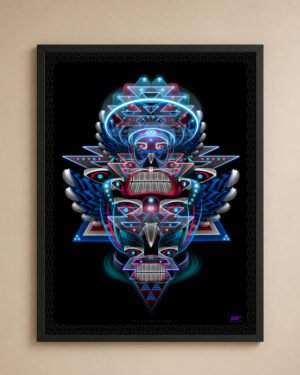 Primitive Voices | Psychedelic Visionary Art Print
