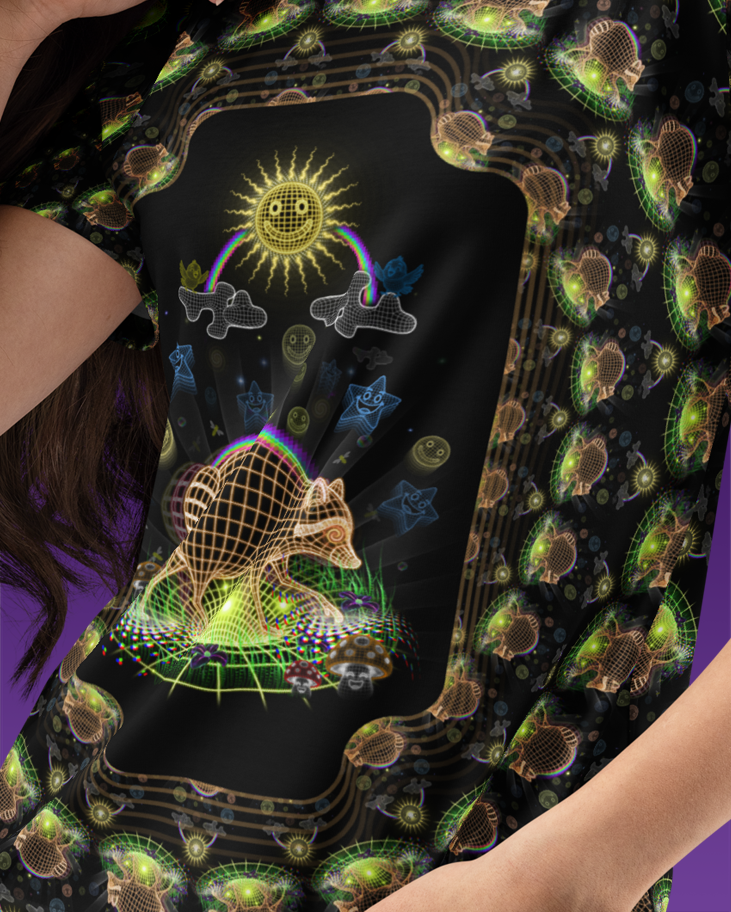 Jimothy | Psychedelic Visionary Art Women’s All-Over Legacy T-Shirt - Image 2