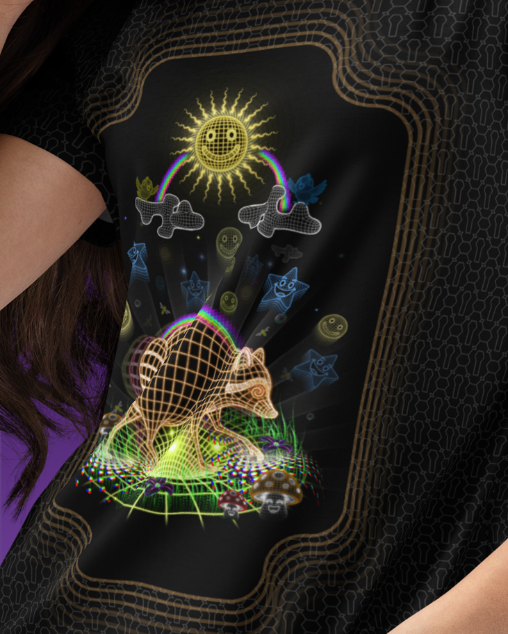 Jimothy | Psychedelic Visionary Art Women’s All-Over T-Shirt - Image 3