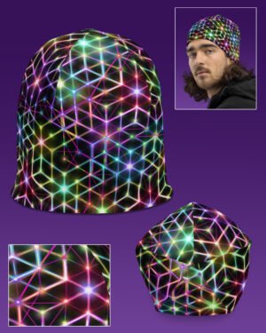 2CB | UV/RGB Reactive Beanie
