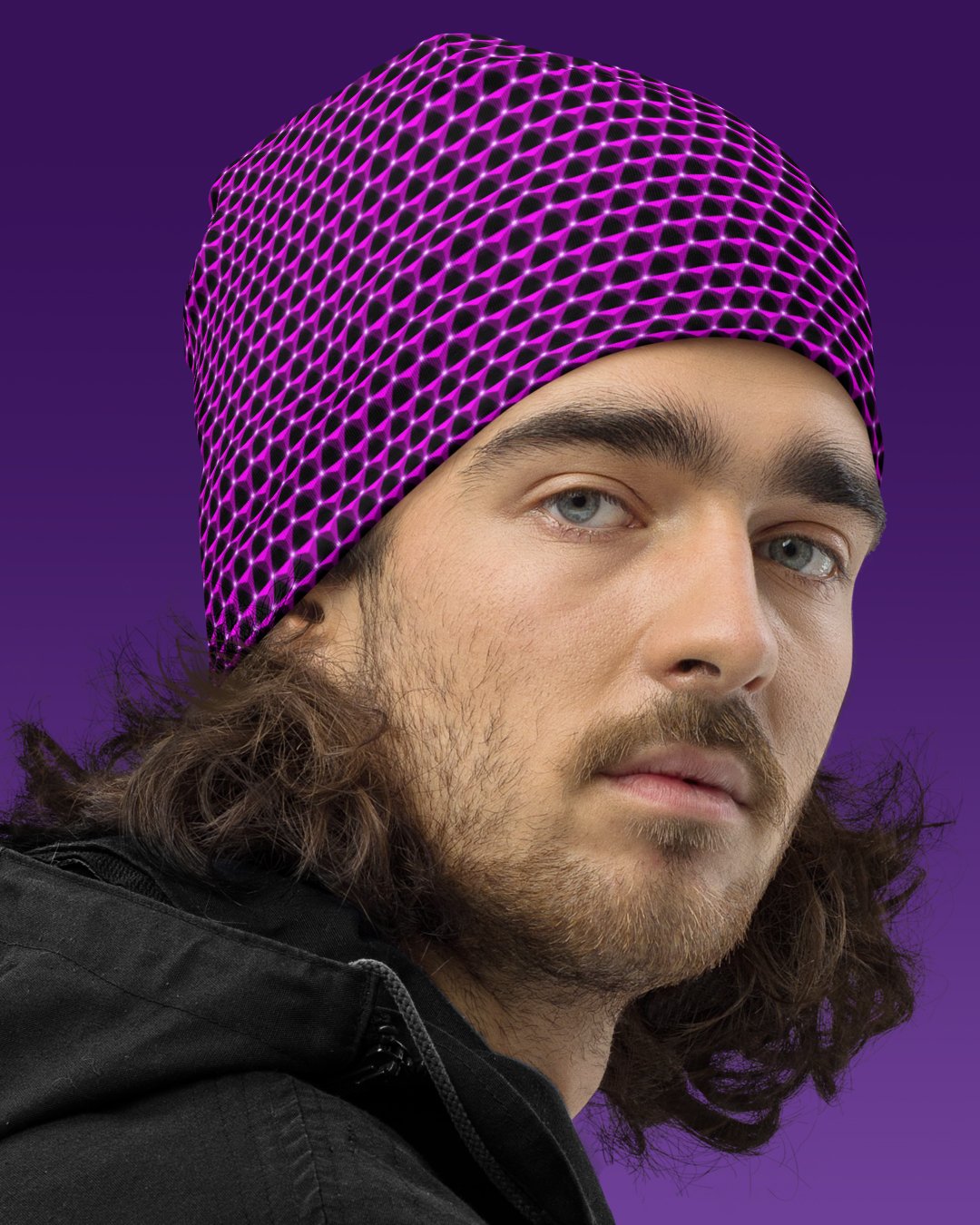 Alexandrite Prism | UV/RGB Reactive Beanie - Image 3