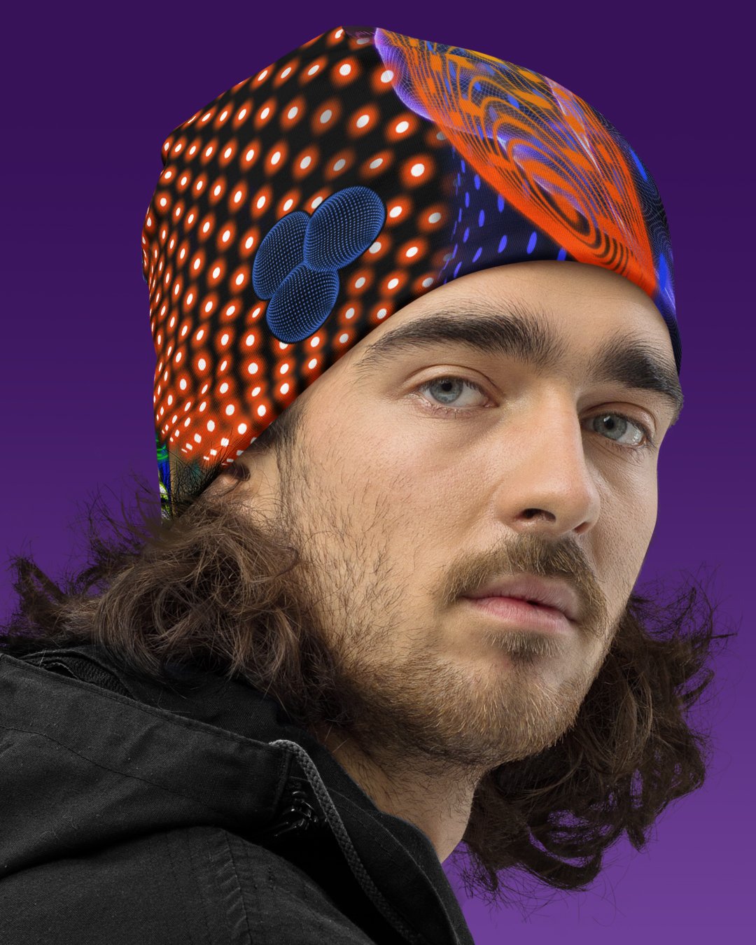 Anti-Gravity | UV/RGB Reactive Beanie - Image 3