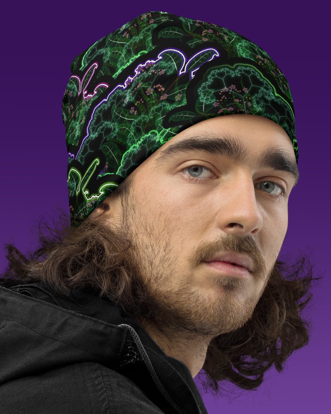 Biosynthebliss | UV/RGB Reactive Beanie - Image 3