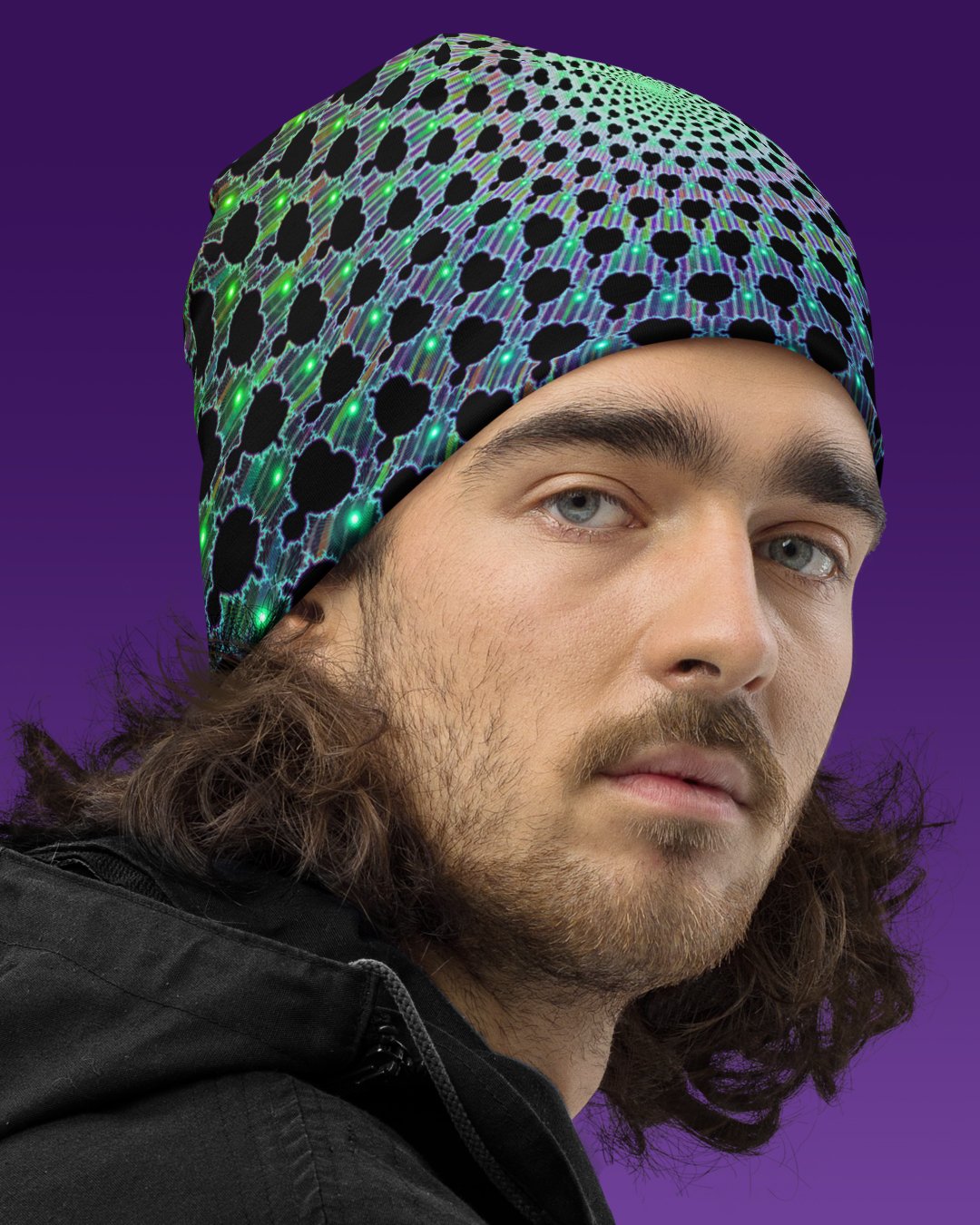 Brainfreeze | UV/RGB Reactive Beanie - Image 3