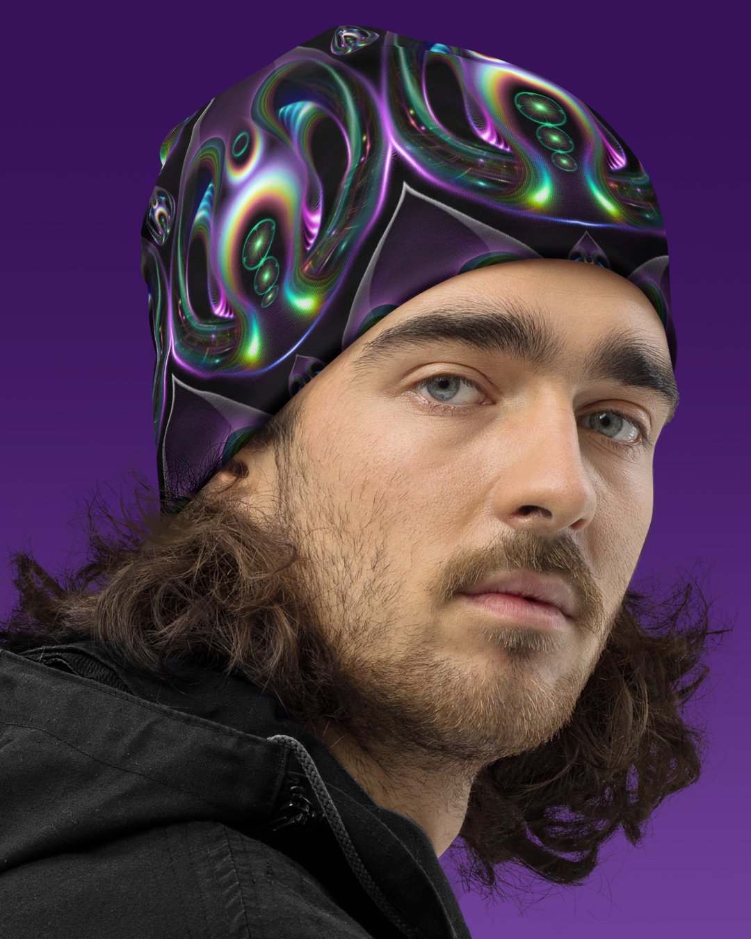 Emergence | UV/RGB Reactive Beanie - Image 3