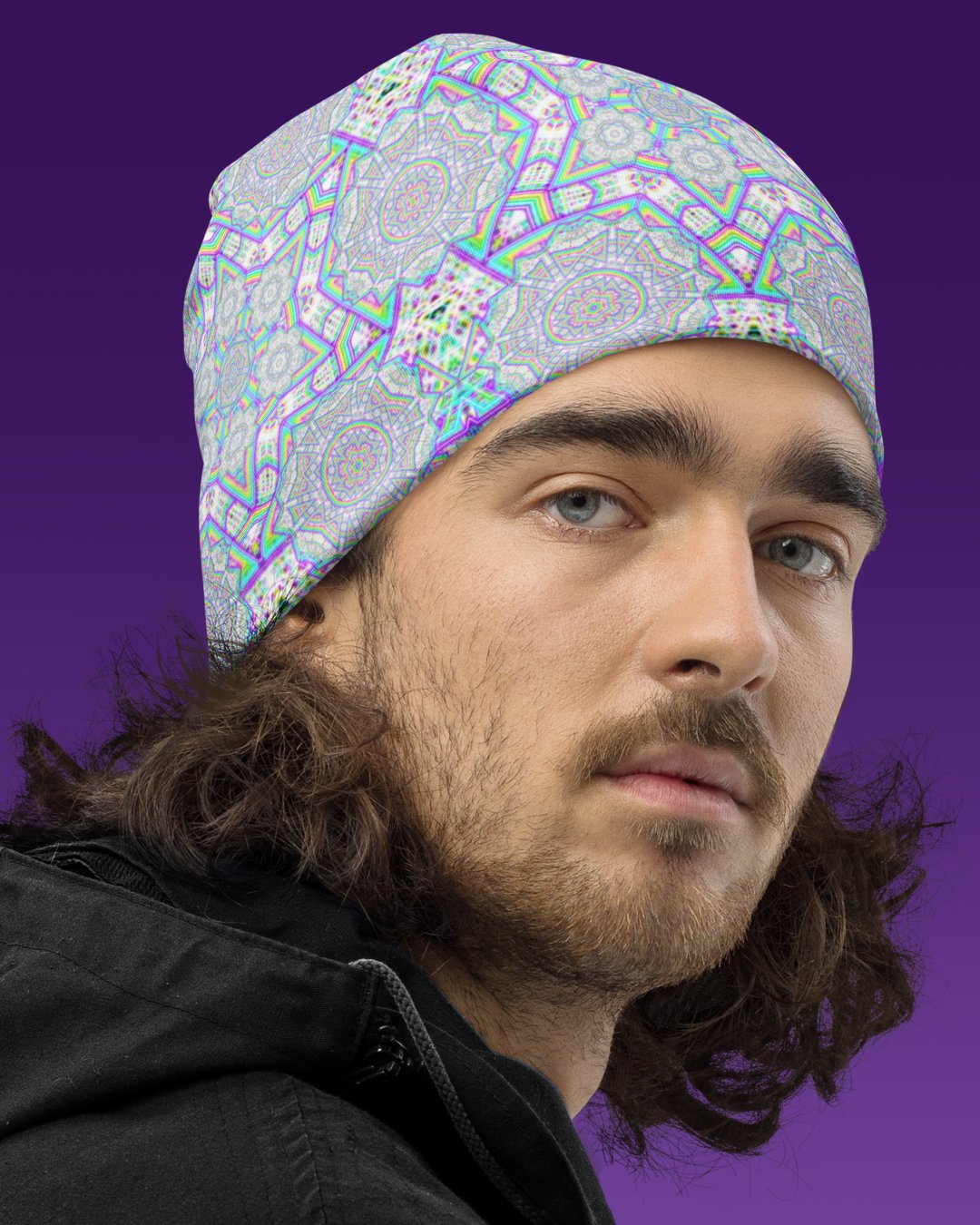 Enon | UV/RGB Reactive Beanie - Image 3