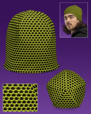 Heliodor Prism | UV/RGB Reactive Beanie