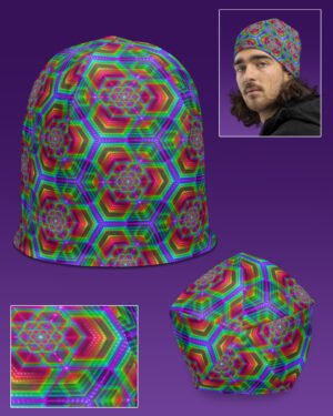 Hexafun | UV/RGB Reactive Beanie