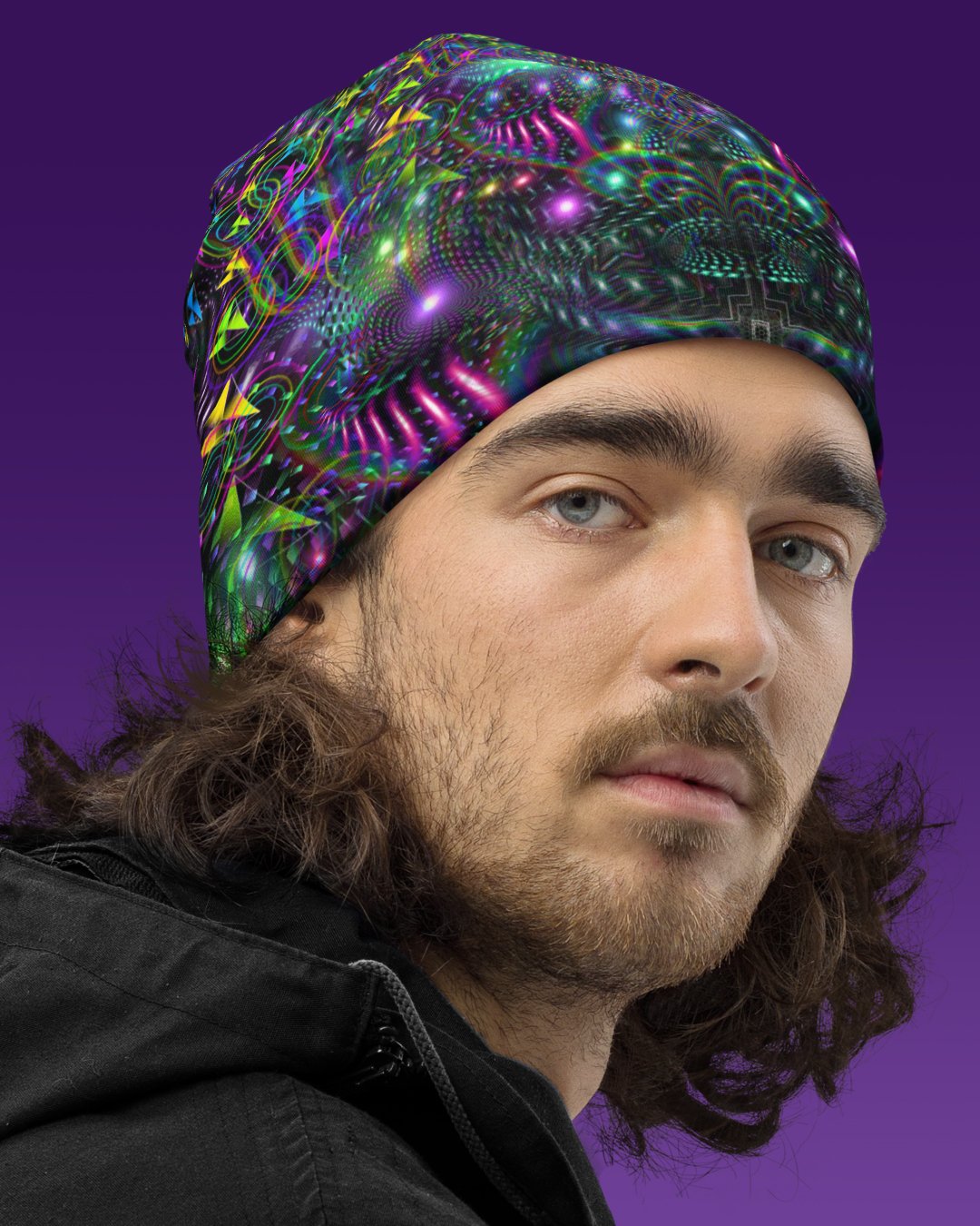 Huachamama | UV/RGB Reactive Beanie - Image 3