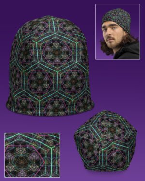 Hypergeometry | UV/RGB Reactive Beanie