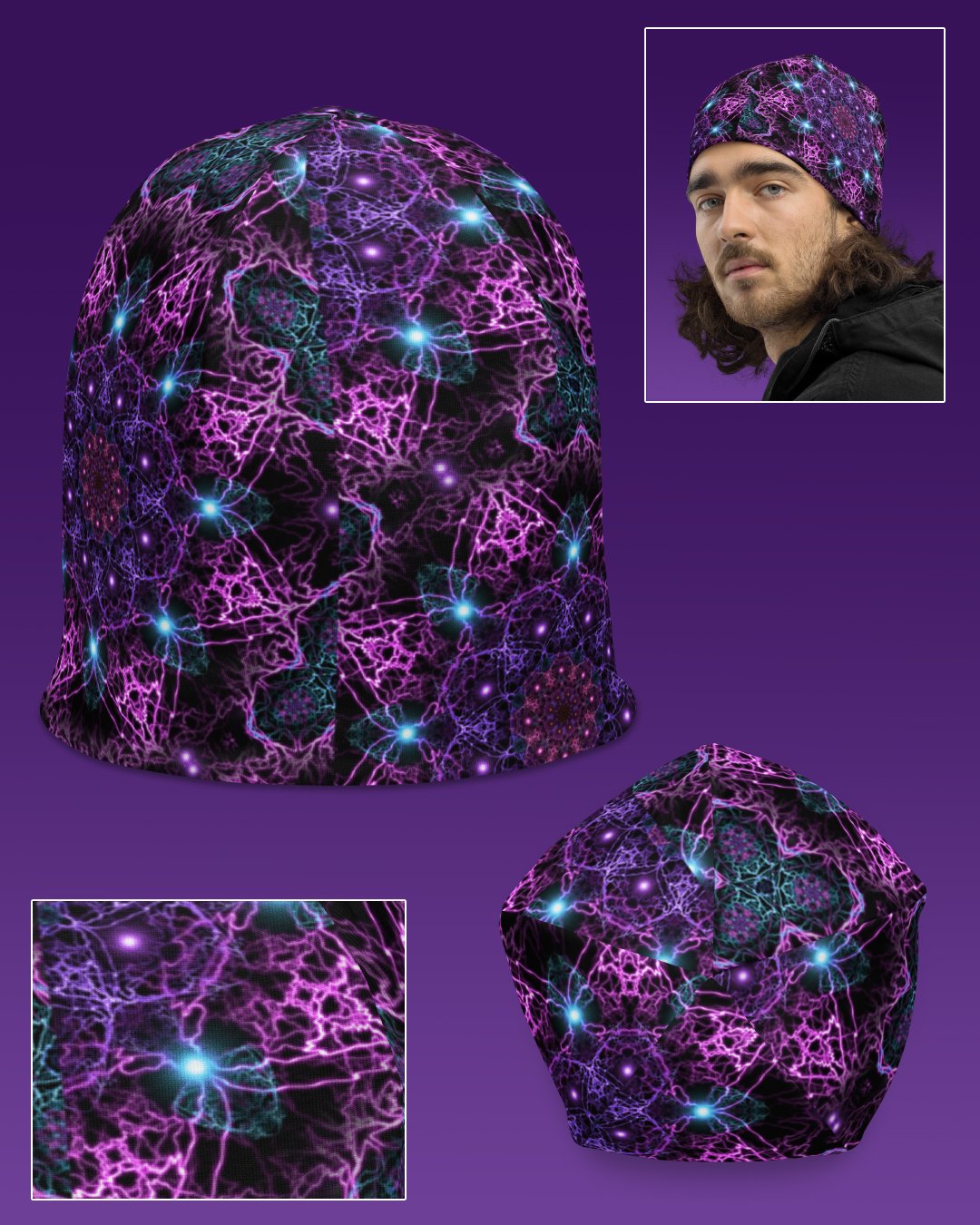 Nucleus | UV/RGB Reactive Beanie