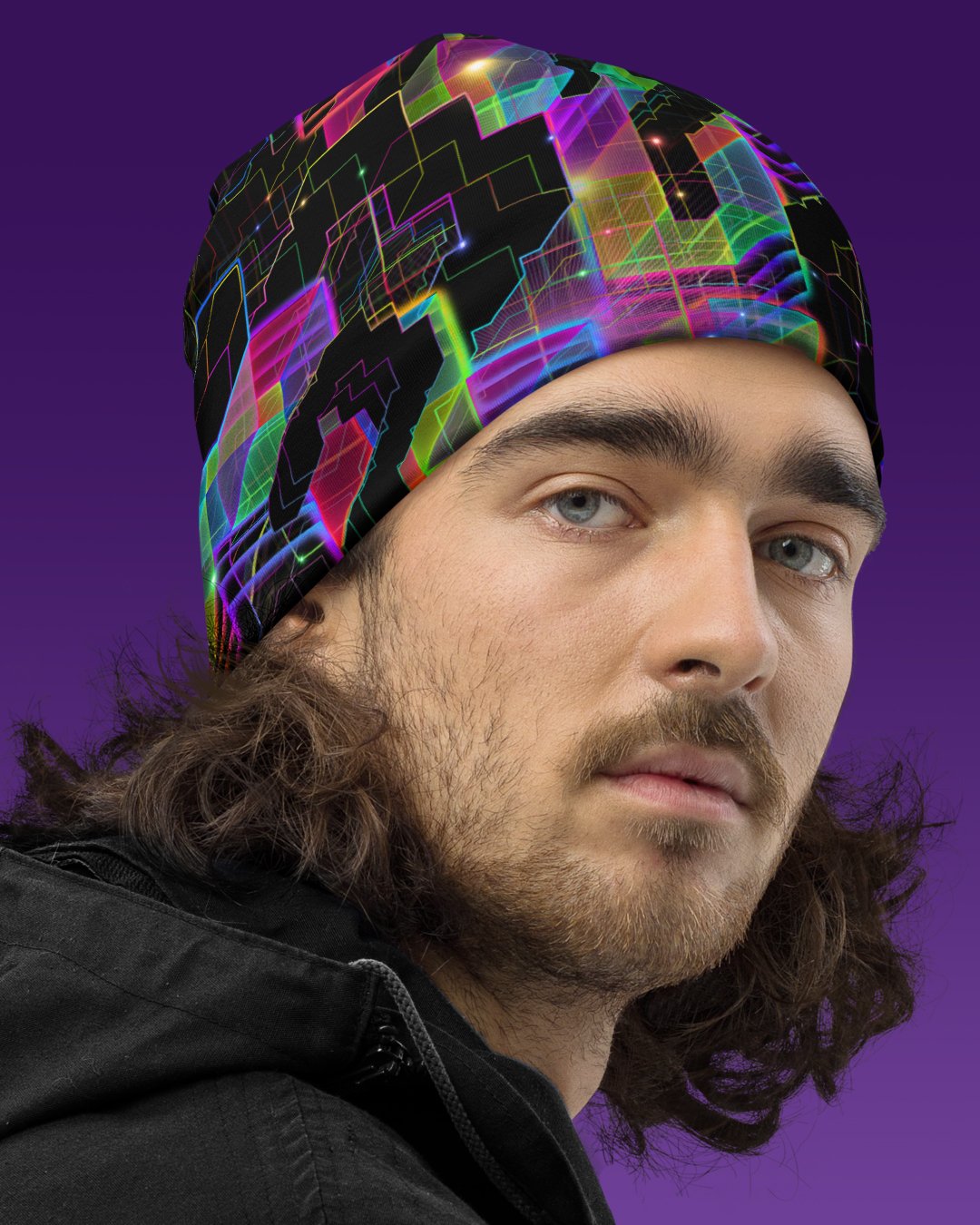 Question Everything | UV/RGB Reactive Beanie - Image 3