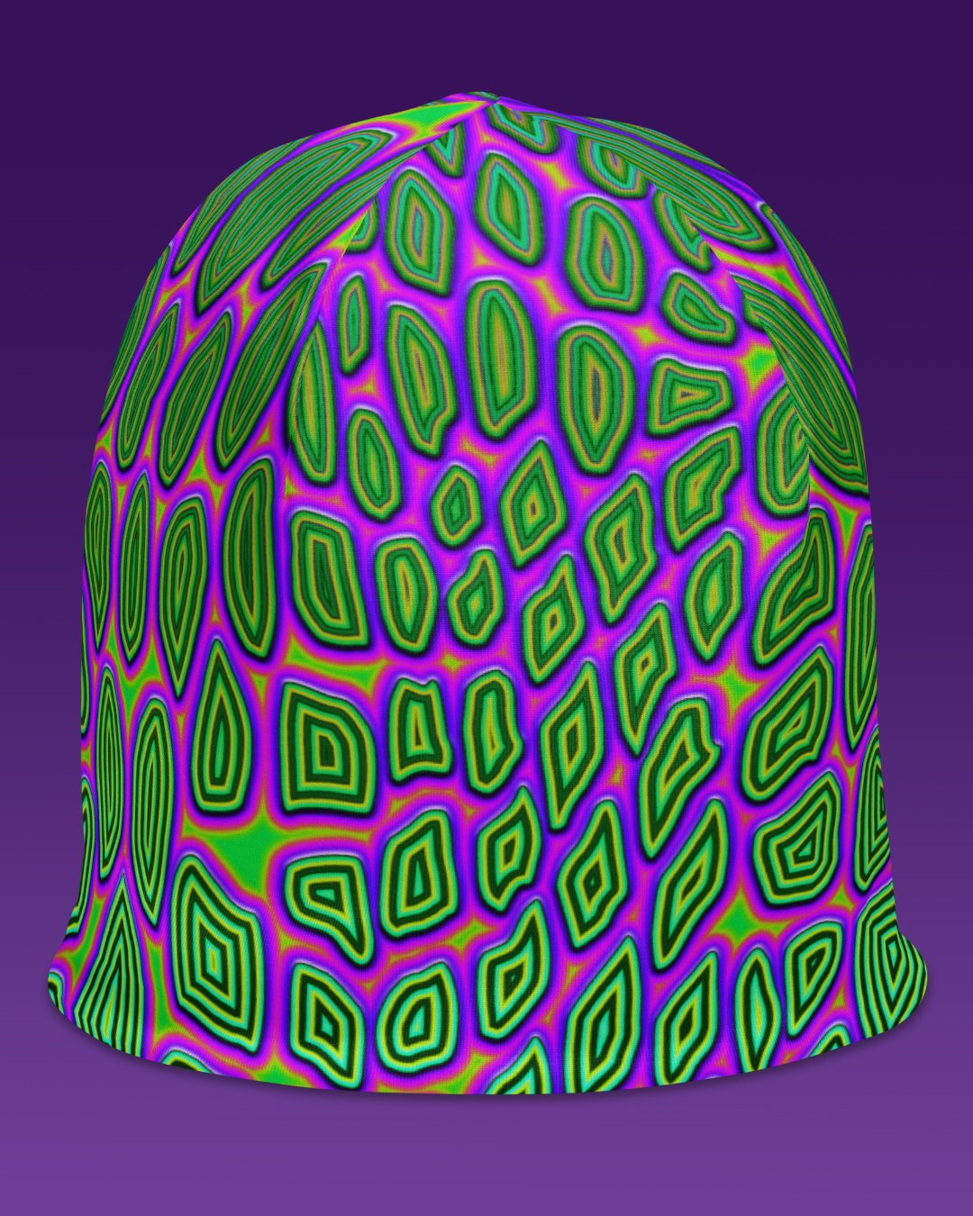 Reptilian | UV/RGB Reactive Beanie - Image 2