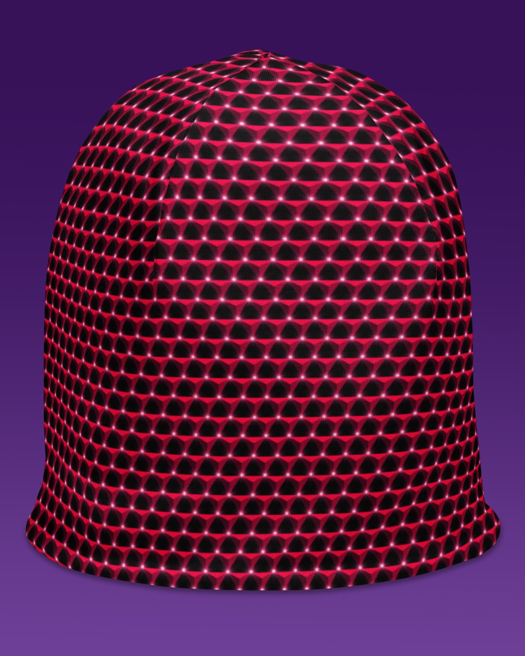 Ruby Prism | UV/RGB Reactive Beanie - Image 2