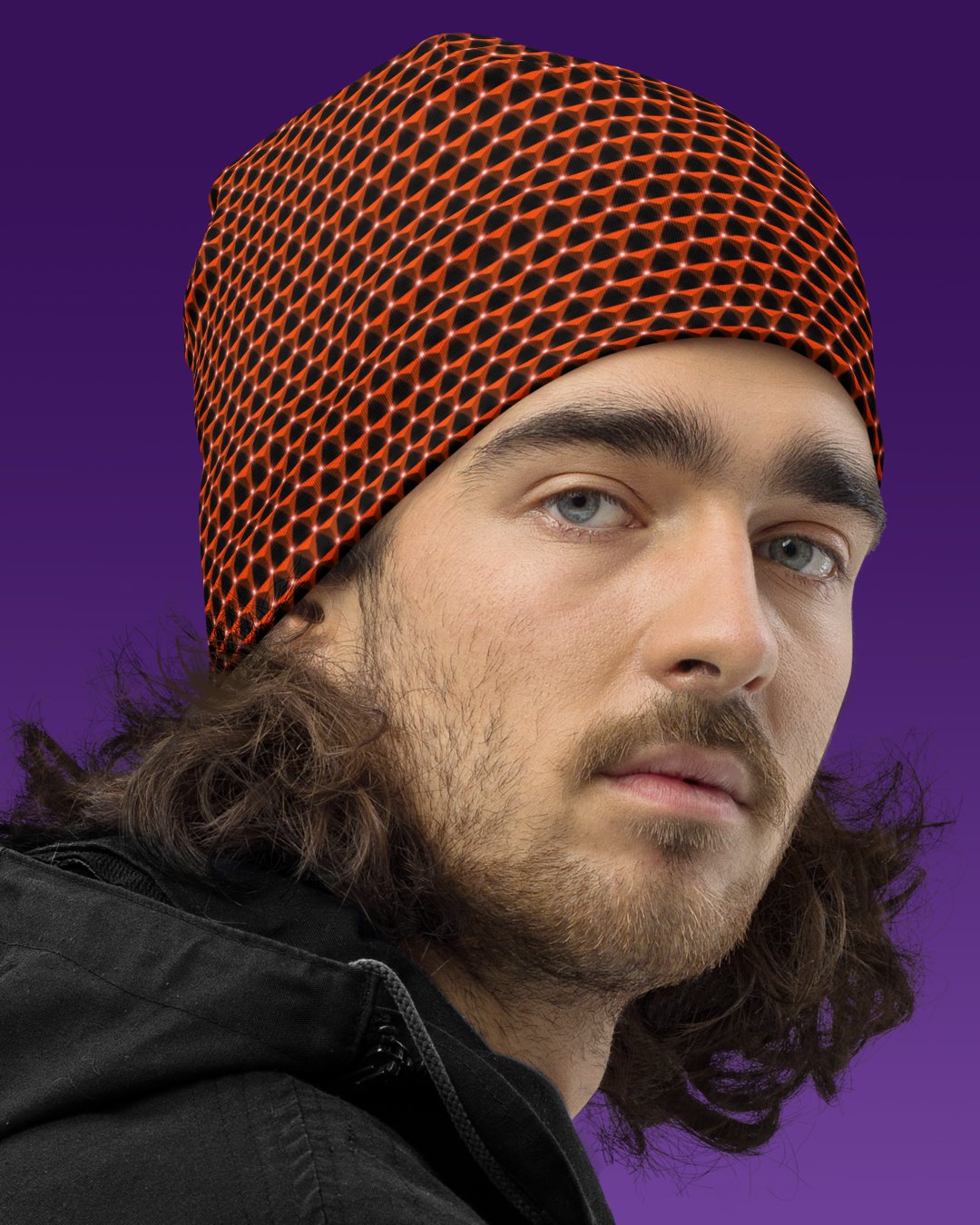 Topaz Prism | UV/RGB Reactive Beanie - Image 3
