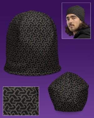 Triskele | UV/RGB Reactive Beanie
