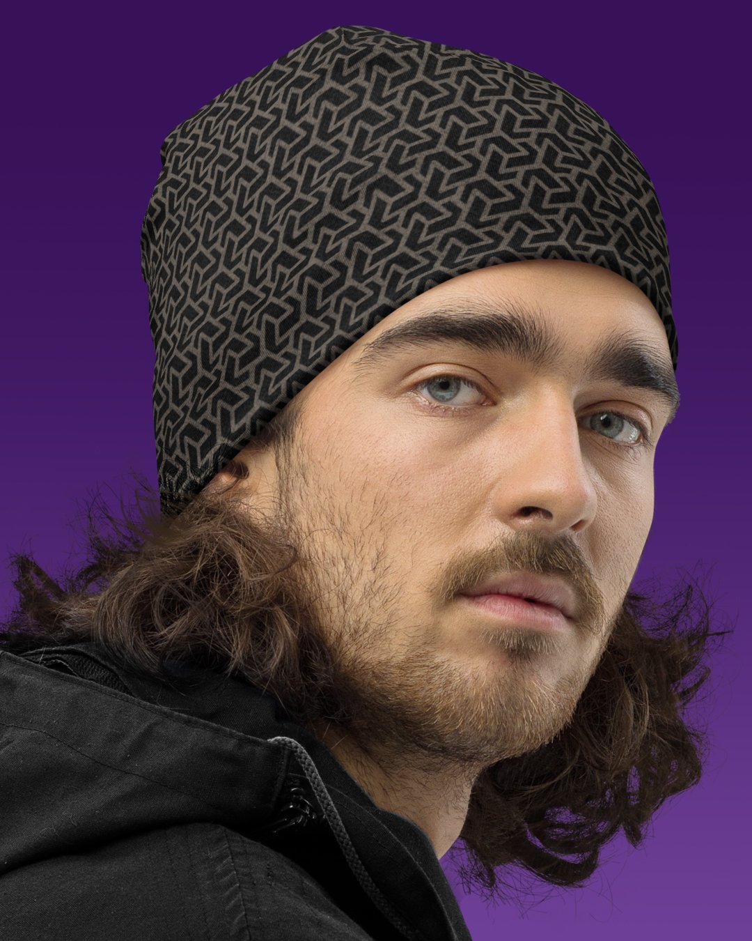 Triskele | UV/RGB Reactive Beanie - Image 3