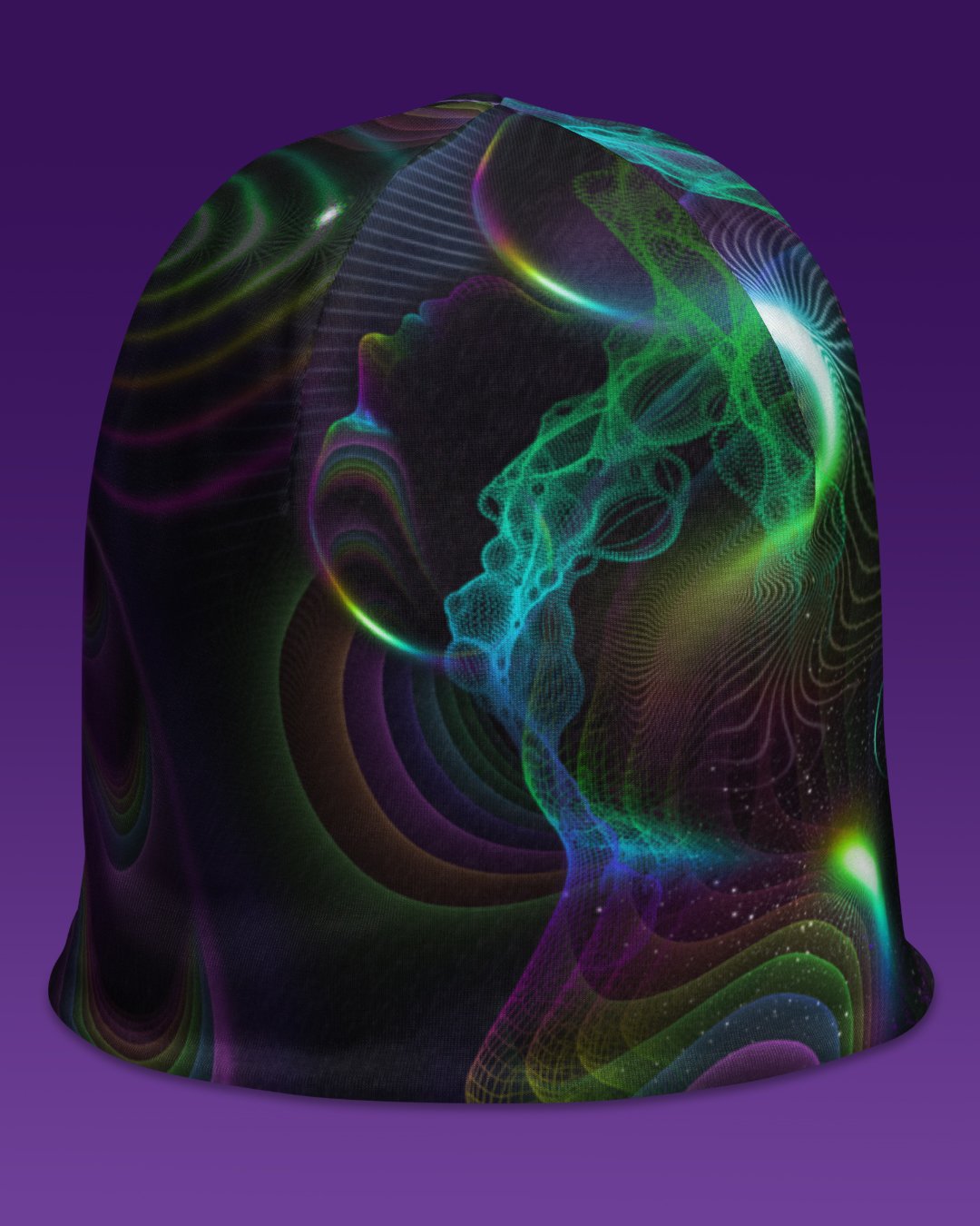 Vapor | UV/RGB Reactive Beanie - Image 2