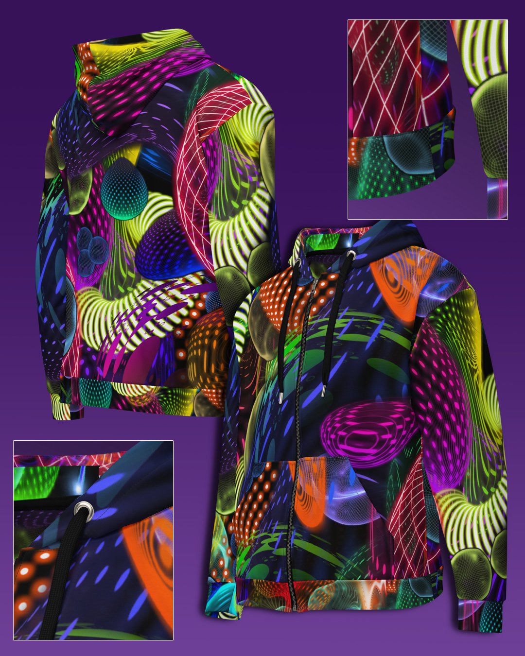 Anti-Gravity | UV/RGB Reactive Hoodie
