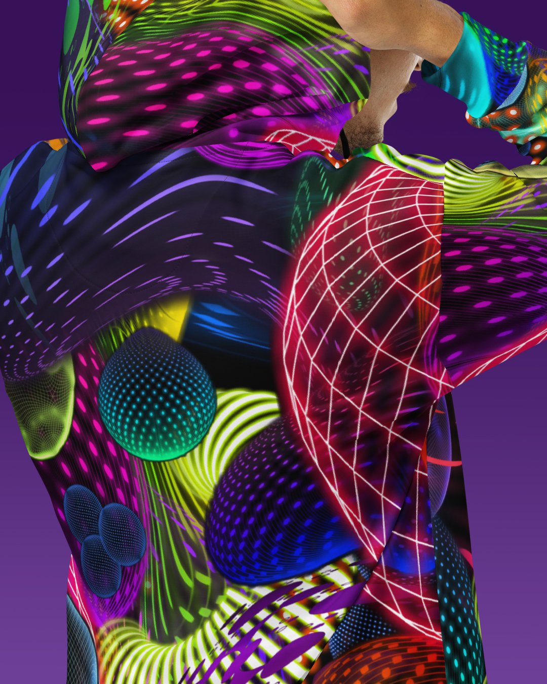 Anti-Gravity | UV/RGB Reactive Hoodie - Image 3