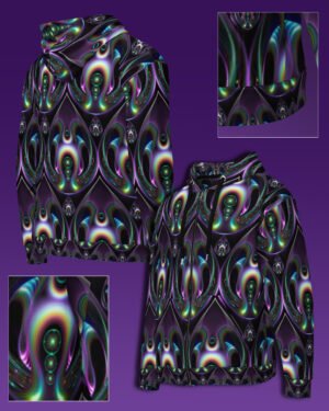 Emergence | Psychedelic Visionary Art Unisex All-Over Hoodie