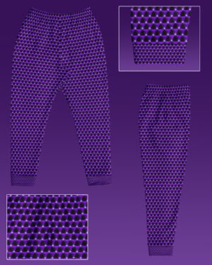 Amethyst Prism | UV/RGB Reactive Joggers