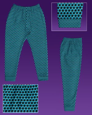 Aquamrine Prism | UV/RGB Reactive Joggers