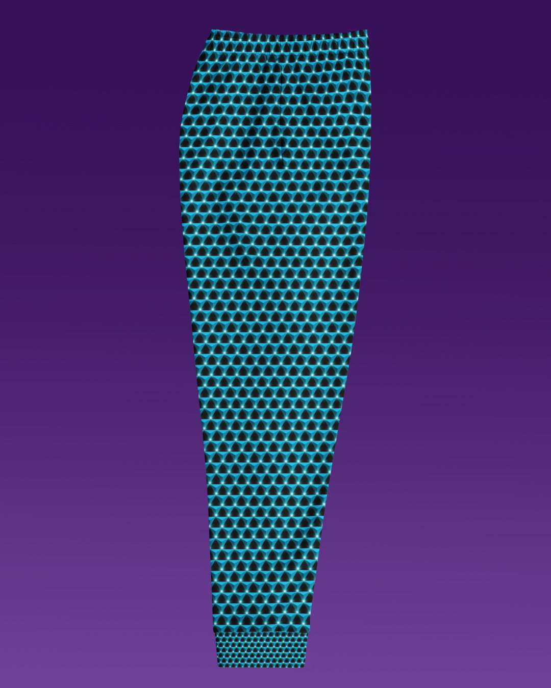 Aquamrine Prism | UV/RGB Reactive Joggers - Image 3