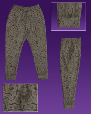 Bark Techno Shamanic | UV/RGB Reactive Joggers