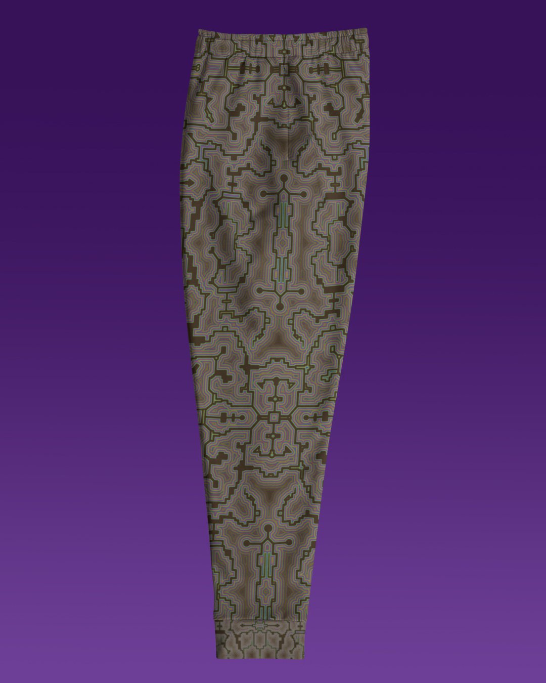 Bark Techno Shamanic | UV/RGB Reactive Joggers - Image 3
