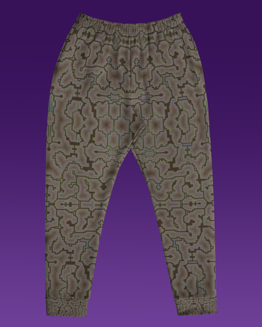 Bark Techno Shamanic | UV/RGB Reactive Joggers - Image 2