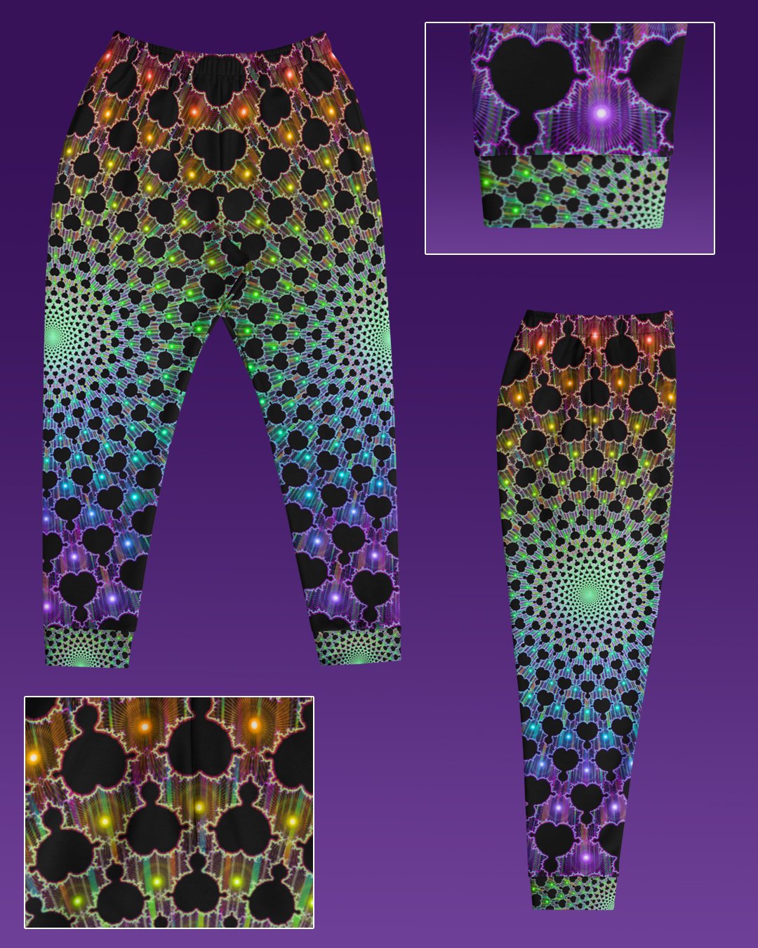 Brainfreeze | UV/RGB Reactive Joggers