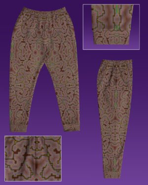 Clay Techno Shamanic | UV/RGB Reactive Joggers