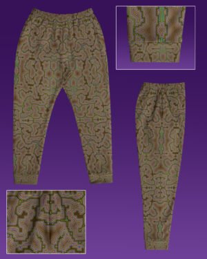 Desert Techno Shamanic | UV/RGB Reactive Joggers