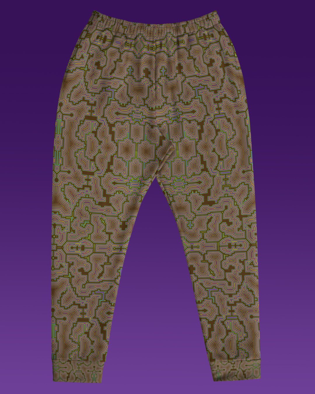 Desert Techno Shamanic | UV/RGB Reactive Joggers - Image 2