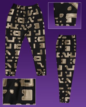 Glyphiks Gold | UV/RGB Reactive Joggers