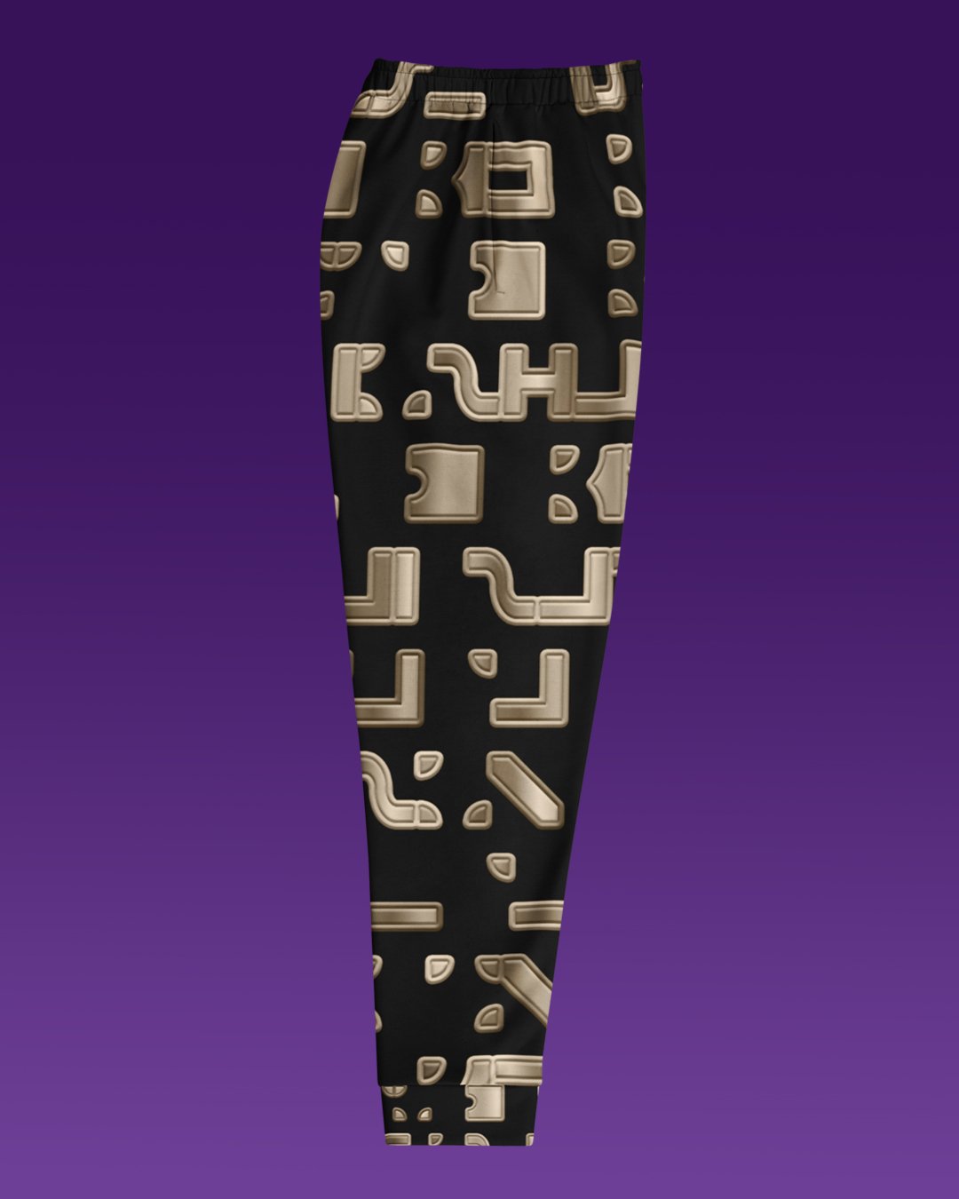 Glyphiks Gold | UV/RGB Reactive Joggers - Image 3