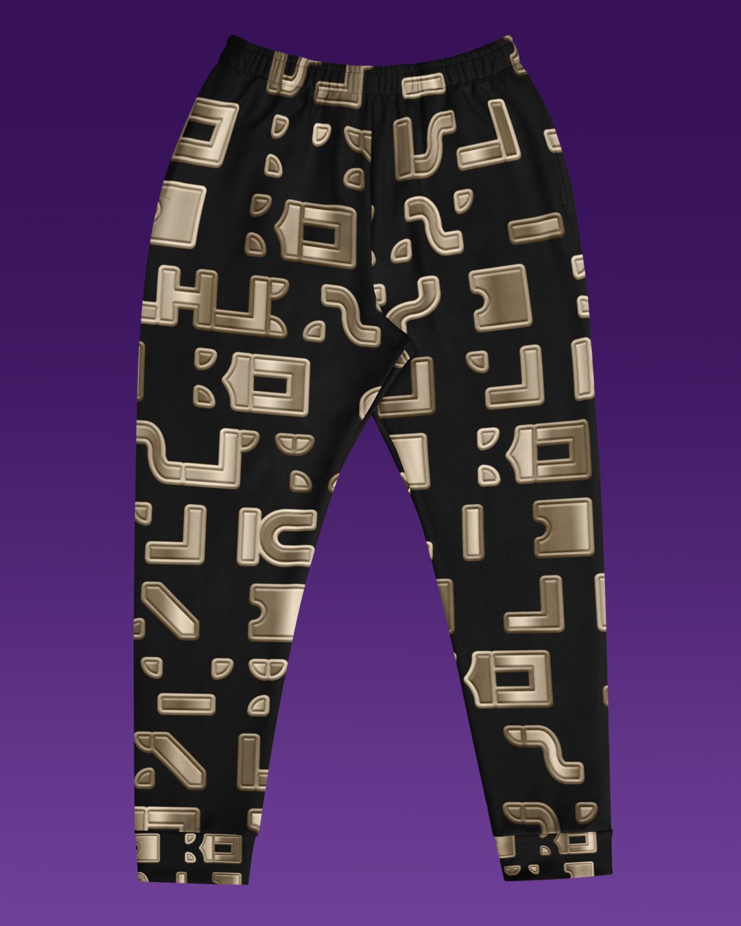 Glyphiks Gold | UV/RGB Reactive Joggers - Image 2