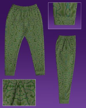 Jungle Techno Shamanic | UV/RGB Reactive Joggers