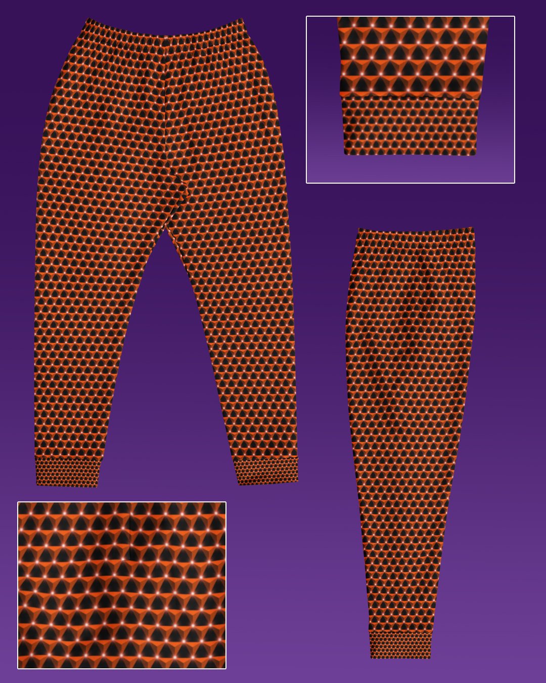 Topaz | UV/RGB Reactive Joggers