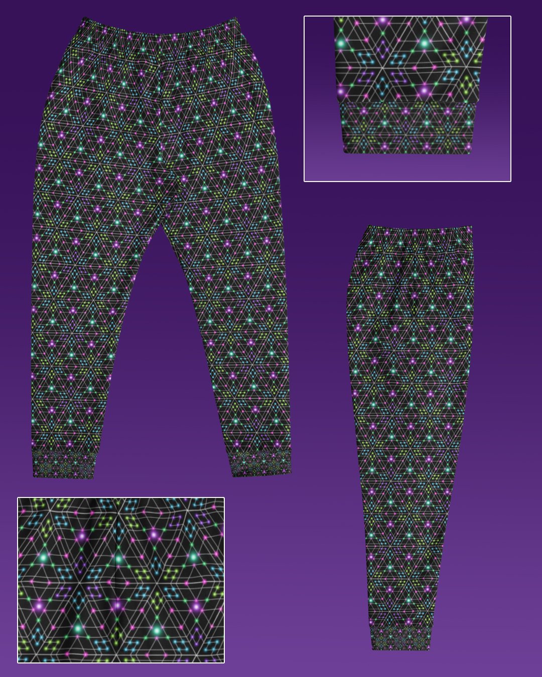 Triesselation | UV/RGB Reactive Joggers