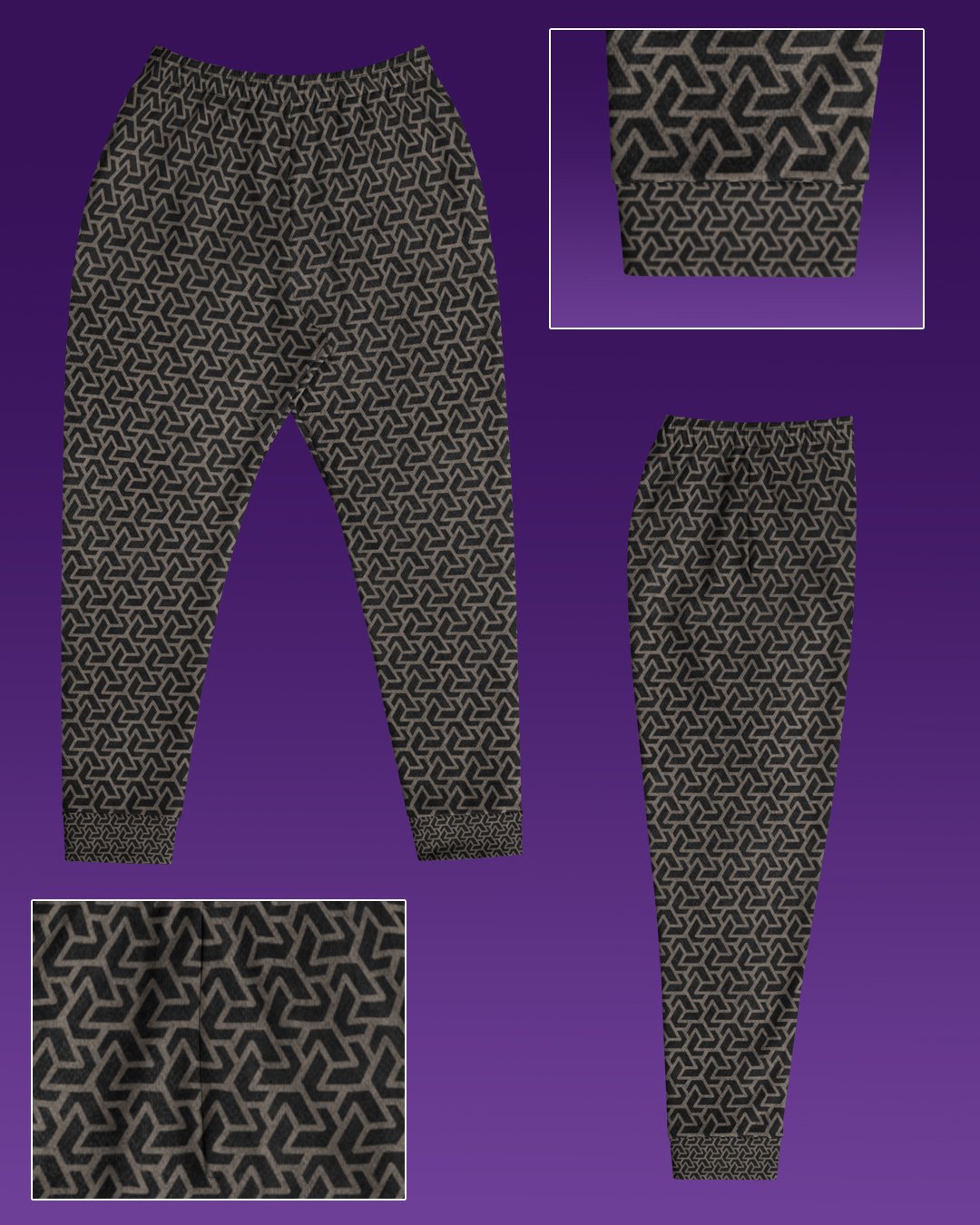 Triskele | UV/RGB Reactive Joggers